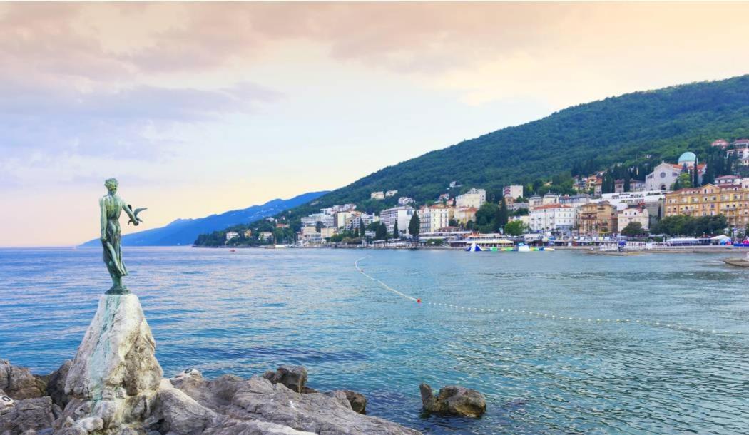 Villa Adriatic, Apartment Enio With Swimming Pool, Panoramic Sew View, Free Parking Icici Bagian luar foto