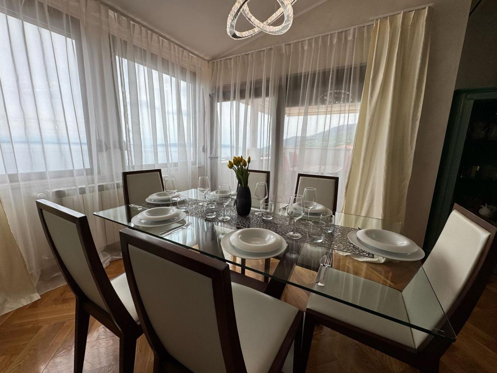 Villa Adriatic, Apartment Enio With Swimming Pool, Panoramic Sew View, Free Parking Icici Bagian luar foto